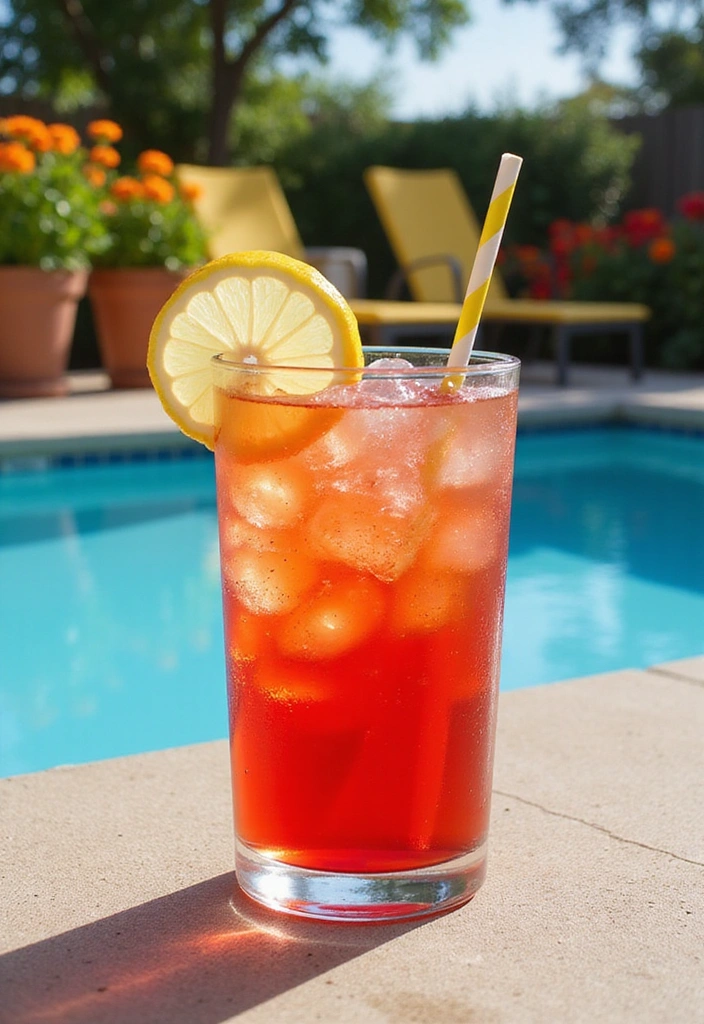 20 Refreshing Poolside Drinks That Will Keep You Cool This Summer! - 17. Hibiscus Iced Tea