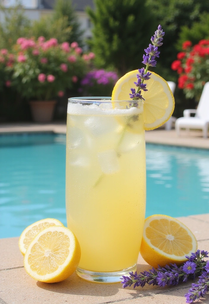 20 Refreshing Poolside Drinks That Will Keep You Cool This Summer! - 20. Lavender Lemonade