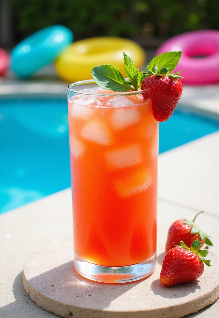 20 Refreshing Poolside Drinks That Will Keep You Cool This Summer! - 4. Strawberry Basil Lemonade