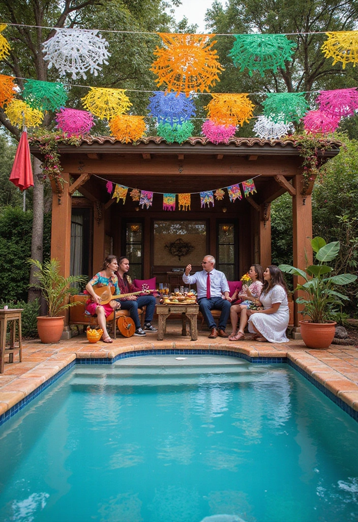 21 Creative Pool Party Themes That Will Blow Your Friends Away! - 10. Fiesta Mexicana