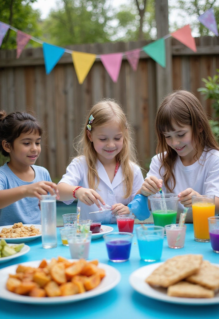 21 Creative Pool Party Themes That Will Blow Your Friends Away! - 18. Science Pool Party