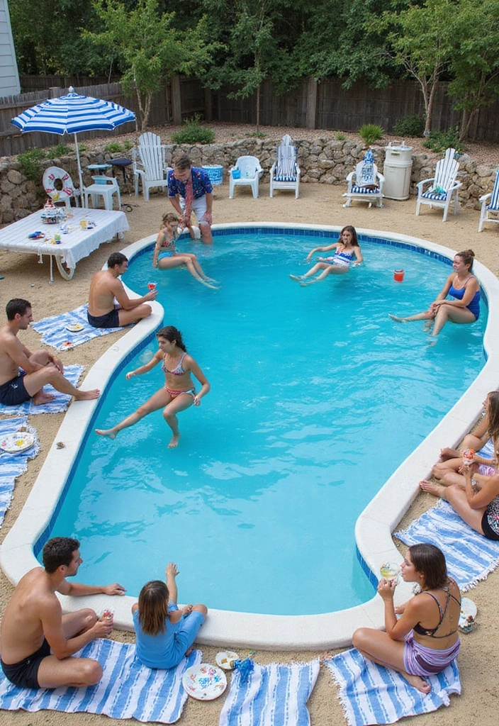 21 Creative Pool Party Themes That Will Blow Your Friends Away! - 2. Nautical Adventure