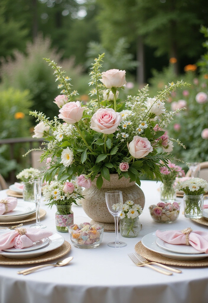 21 Creative Summer Bridal Shower Decoration Ideas (You Won't Believe #11!) - 1. Floral Overload