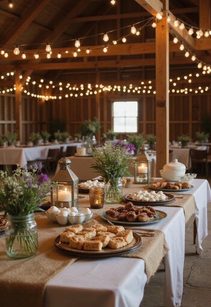 21 Creative Summer Bridal Shower Decoration Ideas (You Won't Believe #11!) - 6. Rustic Charm
