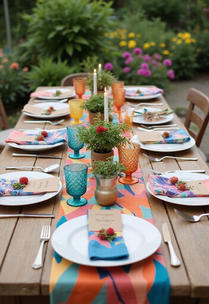 21 Creative Summer Bridal Shower Decoration Ideas (You Won't Believe #11!) - 8. Creative Table Settings