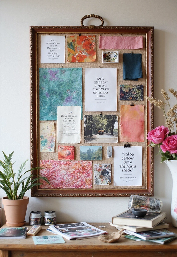 22 Trendy Home Aesthetic DIY Hacks That Won't Break the Bank! - 15. Create a Mood Board