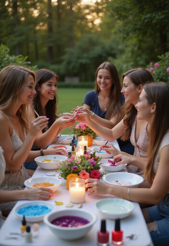 Create the Perfect Summer Spa Day with Friends: 12 DIY Ideas for Ultimate Relaxation! - 4. Hand and Nail Care Station