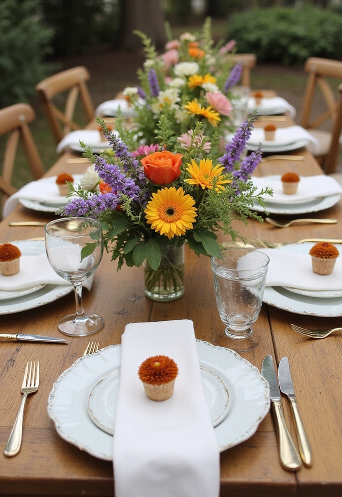 How to Style the Perfect Champagne Brunch (Planning Made Easy!) - 7. Incorporate Fresh Flowers
