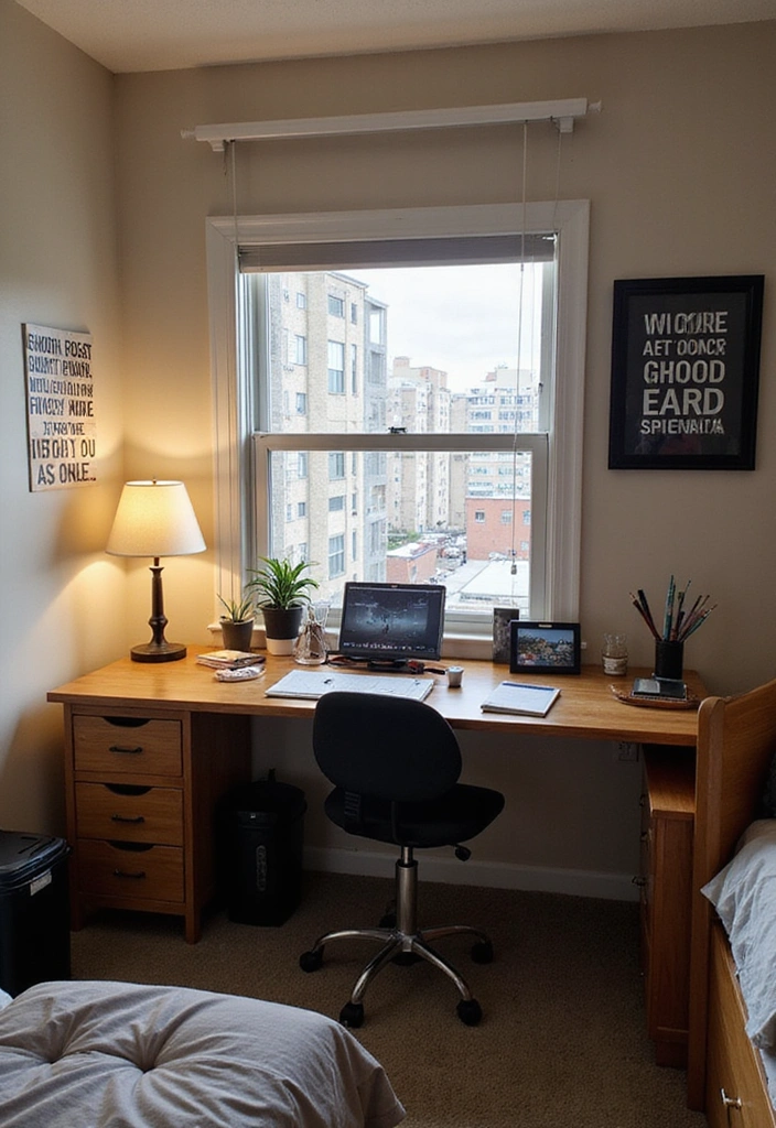 Setting Up the Perfect Dorm Room: Your Ultimate Guide to Style and Function! - 12. Functional Study Zone
