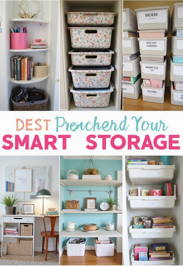 Setting Up the Perfect Dorm Room: Your Ultimate Guide to Style and Function! - 4. Smart Organization Solutions