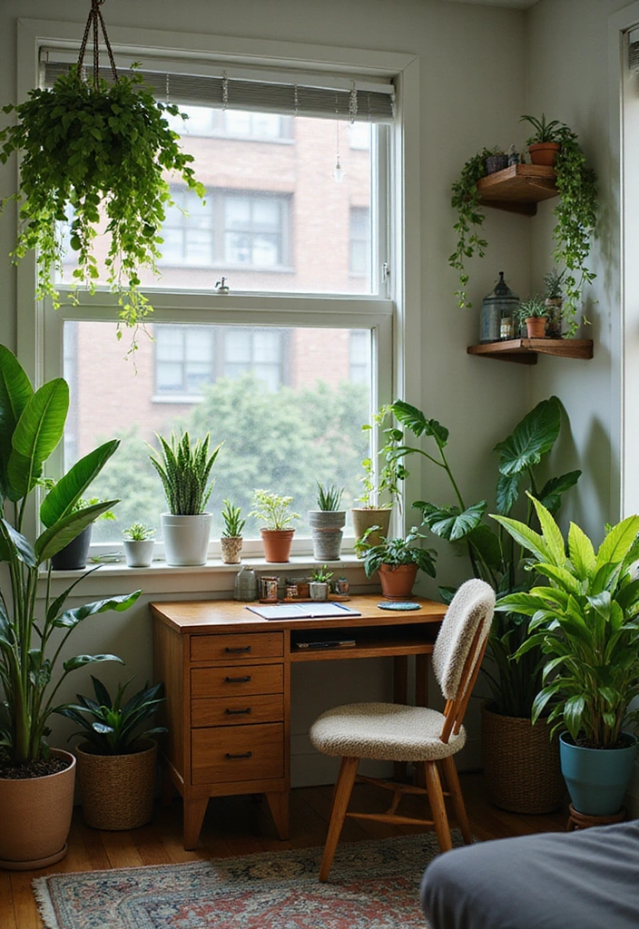 Setting Up the Perfect Dorm Room: Your Ultimate Guide to Style and Function! - 8. Incorporating Plants