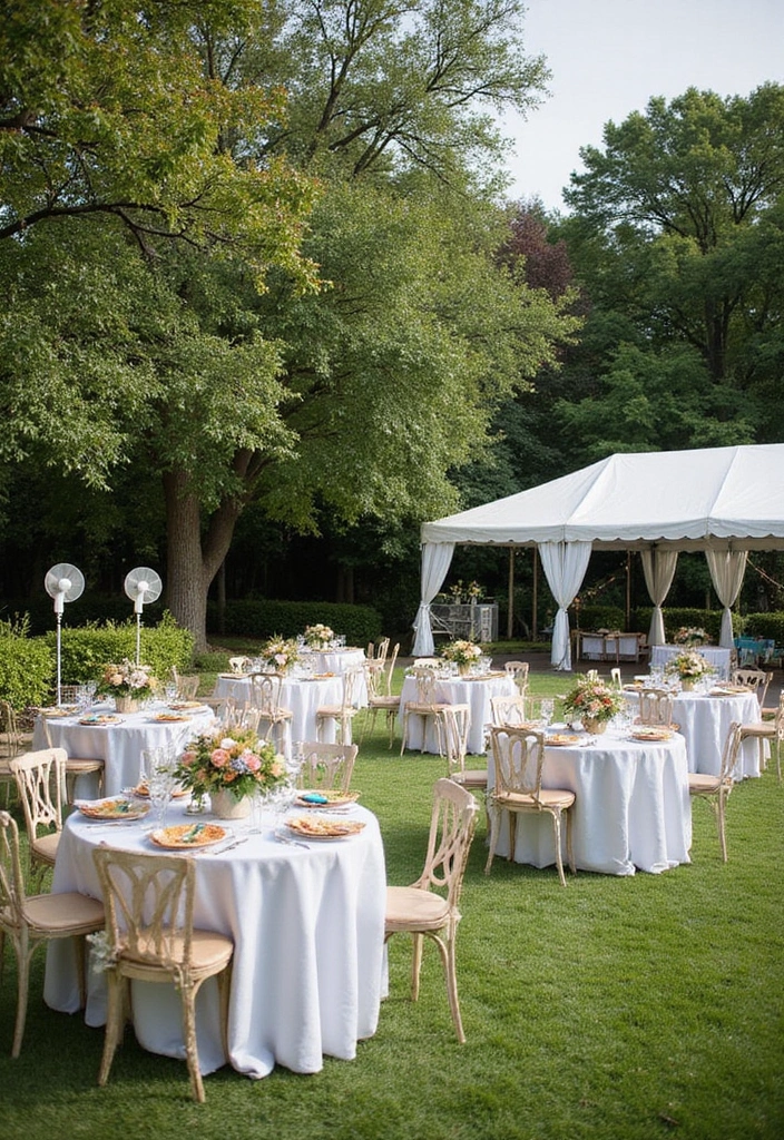 The Ultimate Checklist for Hosting a Summer Bridal Shower (Make Sure You Don't Forget #4!) - 9. Plan for Weather Contingencies