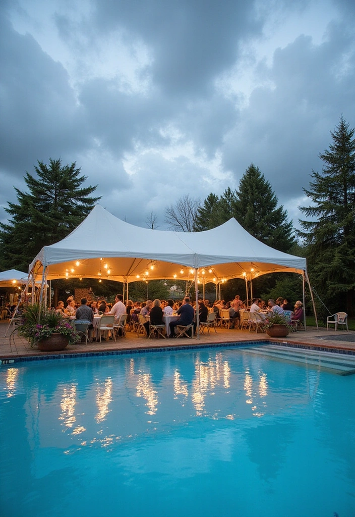 The Ultimate Pool Party Guide: Tips, Themes, Snacks, and More! - Plan for Weather Changes