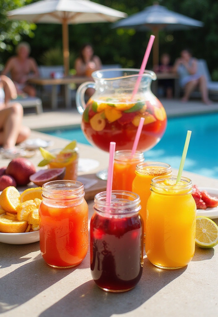 The Ultimate Pool Party Guide: Tips, Themes, Snacks, and More! - Refreshing and Fun Poolside Drinks