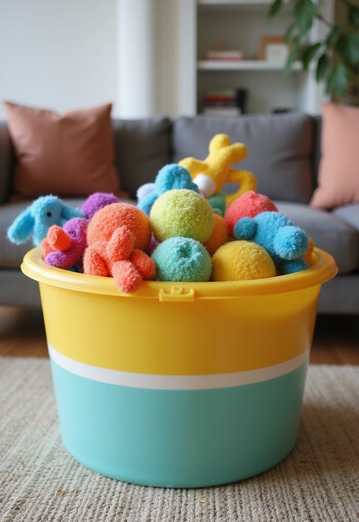 12 Clever Tricks to Keep Your Home Clutter-Free Even with Pets (Say Goodbye to Fur!) - 7. Smart Toy Management