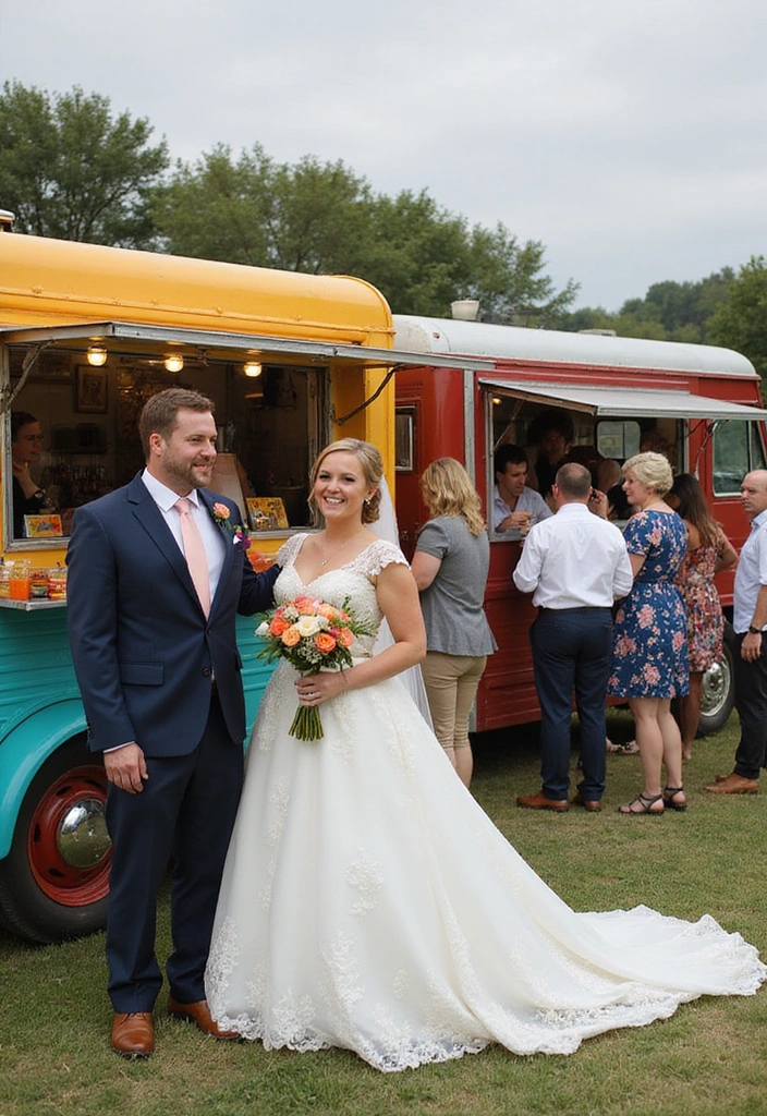 14 Future Wedding Plans with Catering Ideas You’ll Want to Taste (Number 10 Is a Must!) - 1. Food Trucks: A Trendy Twist on Catering