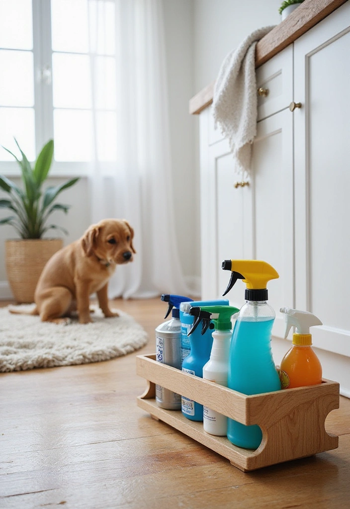 14 Unbelievable Ways to Keep Your Home Clean and Tidy with Pets (Don't Miss Out on #6!) - 13. Keep Cleaning Supplies Handy