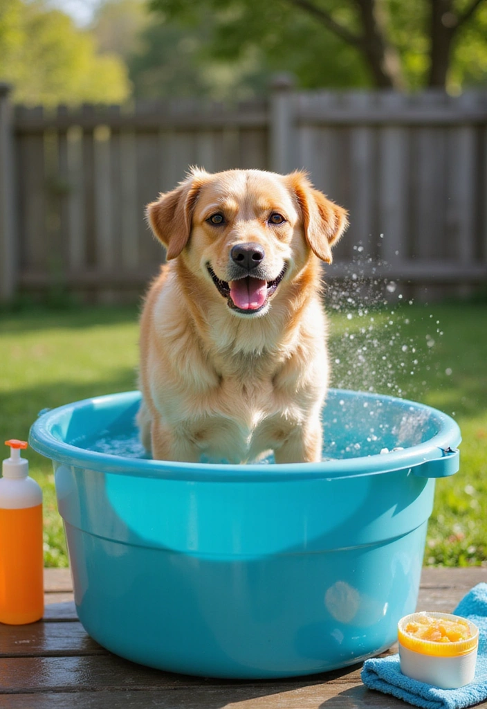 14 Unbelievable Ways to Keep Your Home Clean and Tidy with Pets (Don't Miss Out on #6!) - 6. Set Up a Pet Wash Station