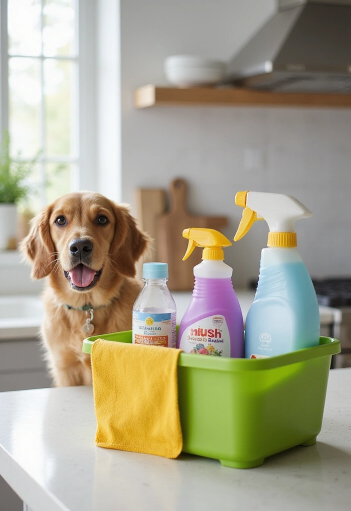 15 Pet-Friendly Hacks to Maintain a Spotless Home (You Won't Believe #4!) - 5. Set Up a Pet-Safe Cleaning Caddy