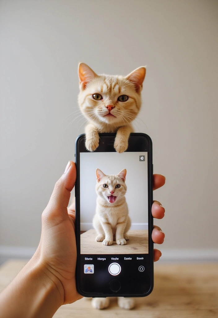 15 Quirky Pet Gifts That'll Have Your Boomer Parents Shaking Their Heads in Shock! - 3. The Cat Selfie Toy