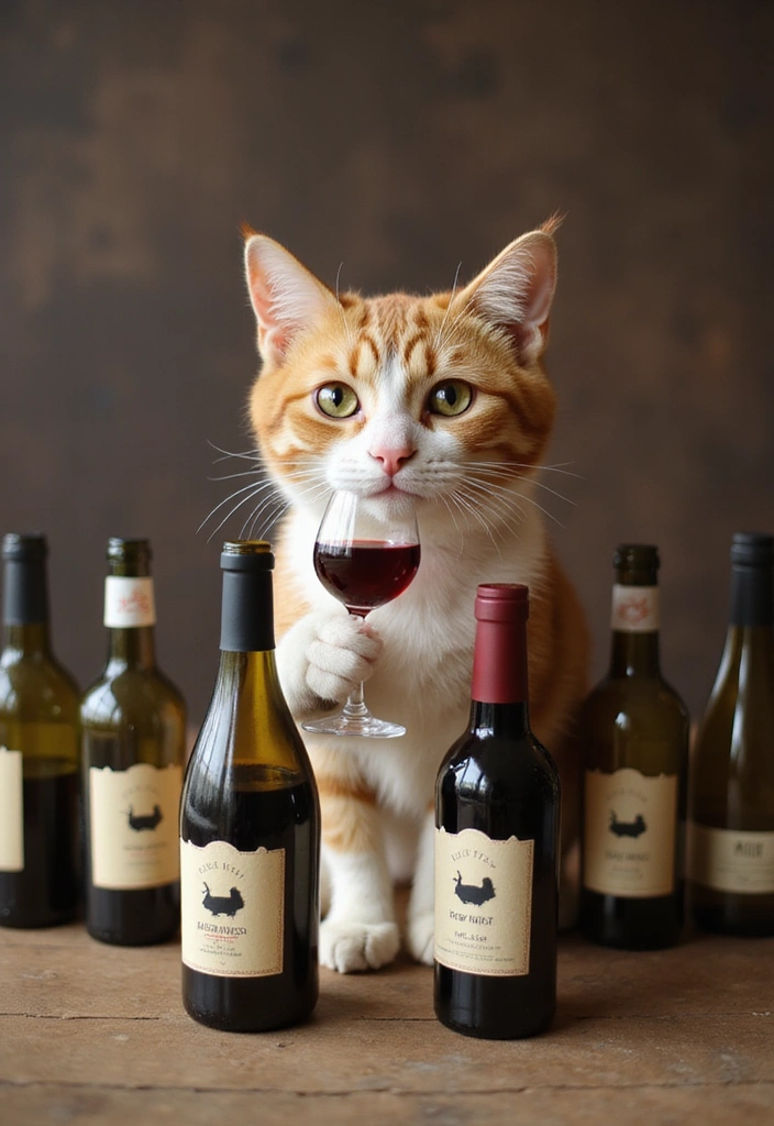 15 Quirky Pet Gifts That'll Have Your Boomer Parents Shaking Their Heads in Shock! - 6. Cat Wine