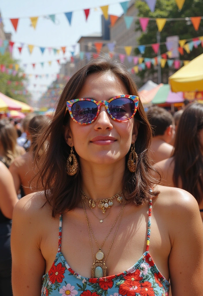 16 Mix-and-Match Summer Festival Outfit Ideas That Will Upgrade Your Wardrobe (#10 Will Surprise You!) - 9. Statement Accessories