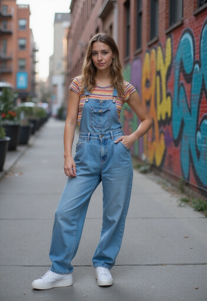 18 Chic Summer Festival Outfit Ideas You Need to Try Now (You Won't Regret #7!) - 2. Denim Overalls with a Twist