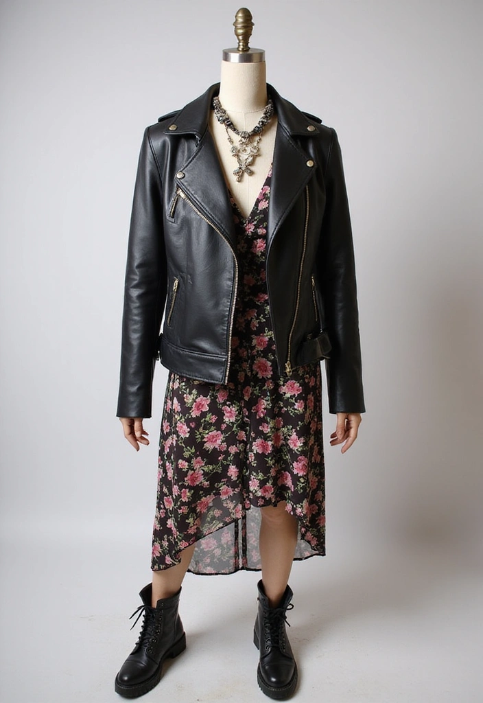 18 Chic Summer Festival Outfit Ideas You Need to Try Now (You Won't Regret #7!) - 9. Edgy Leather Jackets