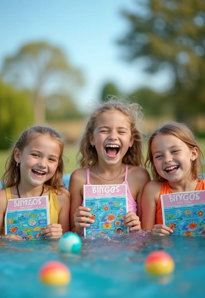 20 Family-Friendly Pool Party Ideas That Everyone Will Love! (Number 5 Is a Game-Changer!) - 18. Pool Bingo