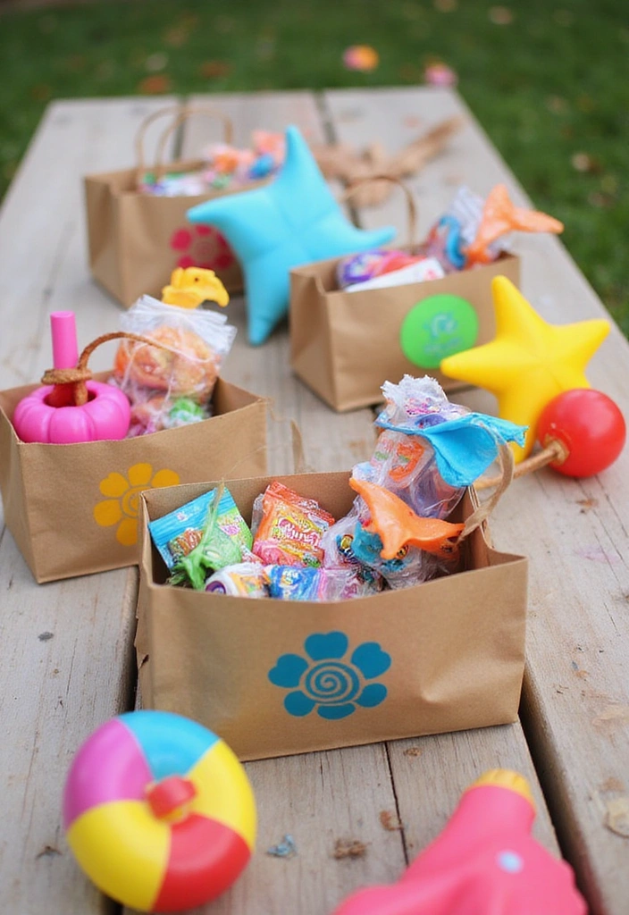 20 Family-Friendly Pool Party Ideas That Everyone Will Love! (Number 5 Is a Game-Changer!) - 20. End-of-Party Goodie Bags