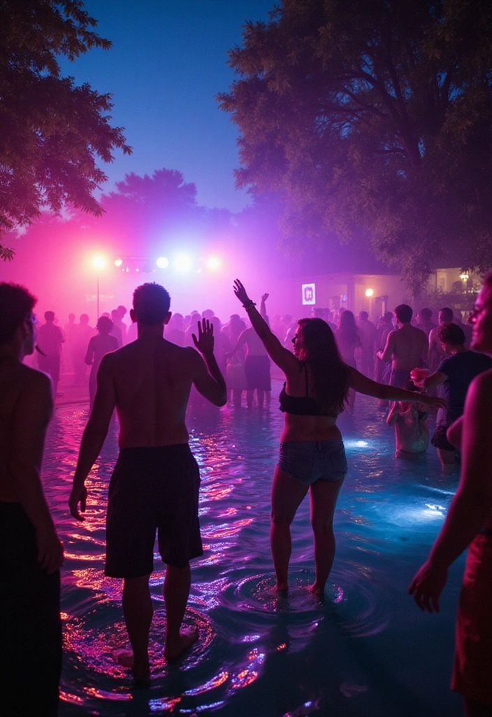 20 Family-Friendly Pool Party Ideas That Everyone Will Love! (Number 5 Is a Game-Changer!) - 9. Poolside Dance Party