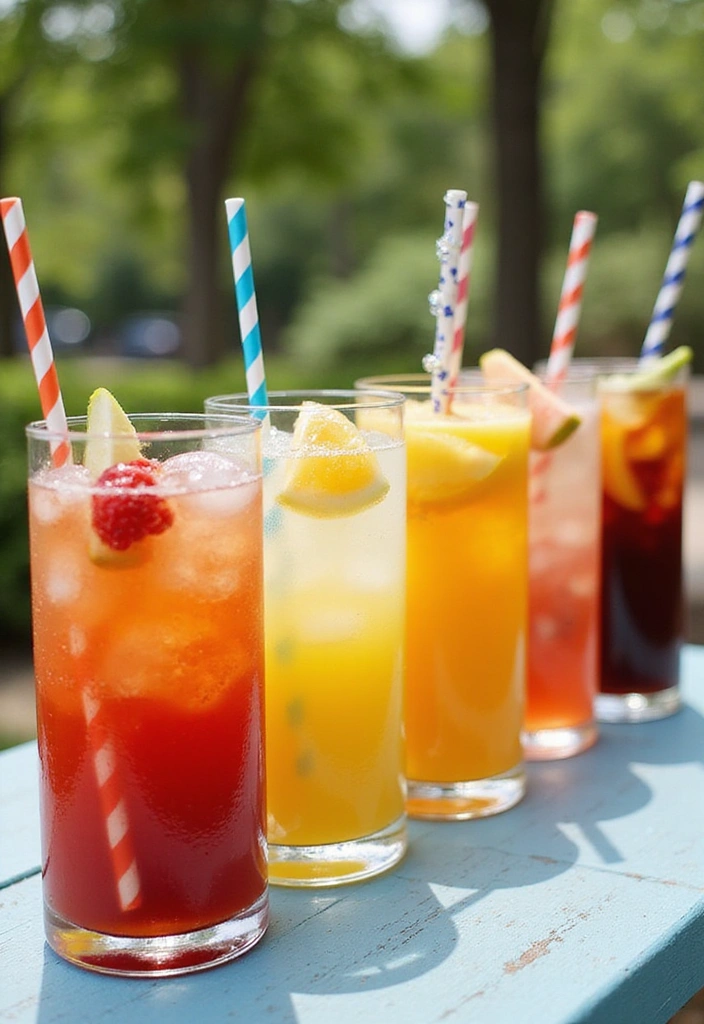 25 Genius Pool Party Planning Tips and Recipes You Need to Know! (Number 12 Will Save You!) - 2. Create a Refreshing Beverage Station