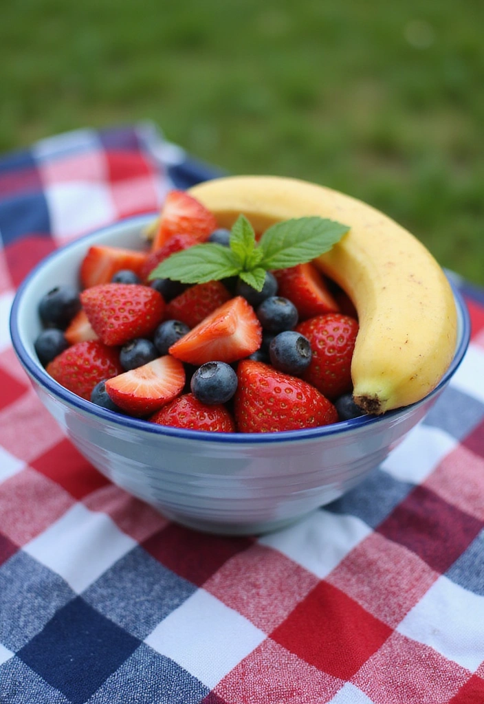 25 Jaw-Dropping Fourth of July Recipes That'll WOW Your Guests! - 2. Patriotic Fruit Salad