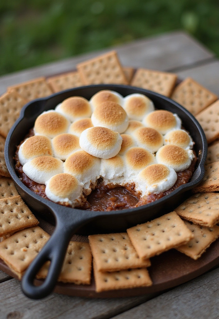 30 Refreshing Fourth of July Recipes: Salads and Desserts for a Perfect Day! - 11. S'mores Dip