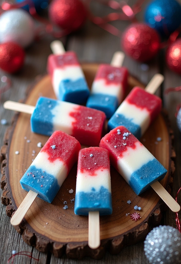 30 Refreshing Fourth of July Recipes: Salads and Desserts for a Perfect Day! - 9. Firecracker Popsicles
