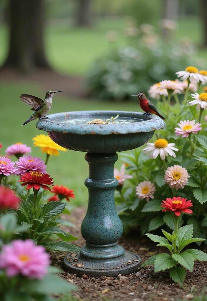 The Ultimate Guide to Designing a Stunning Hummingbird and Butterfly Garden - Creating a Water Source for Your Garden Guests