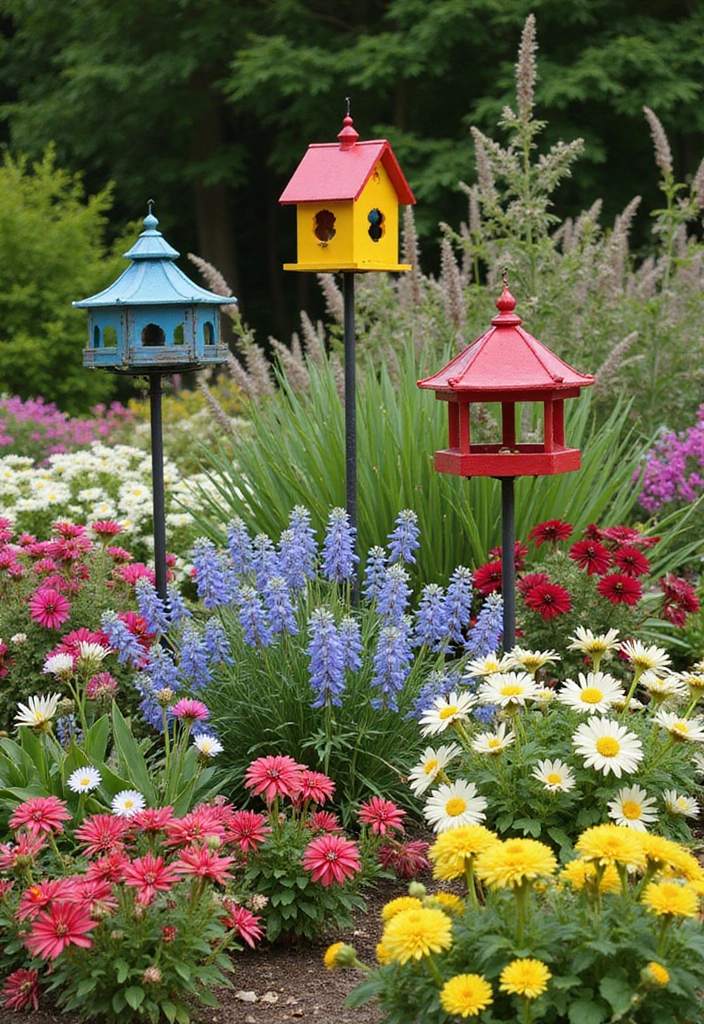 The Ultimate Guide to Designing a Stunning Hummingbird and Butterfly Garden - Using Garden Decor to Enhance Visual Appeal