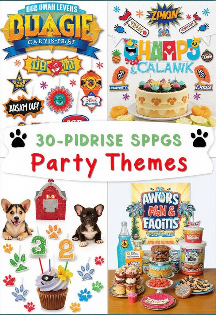 The Ultimate Guide to Planning a Pet Birthday Party Your Fur Baby Will Adore (Plus Recipes!) - 1. Choosing the Perfect Party Theme