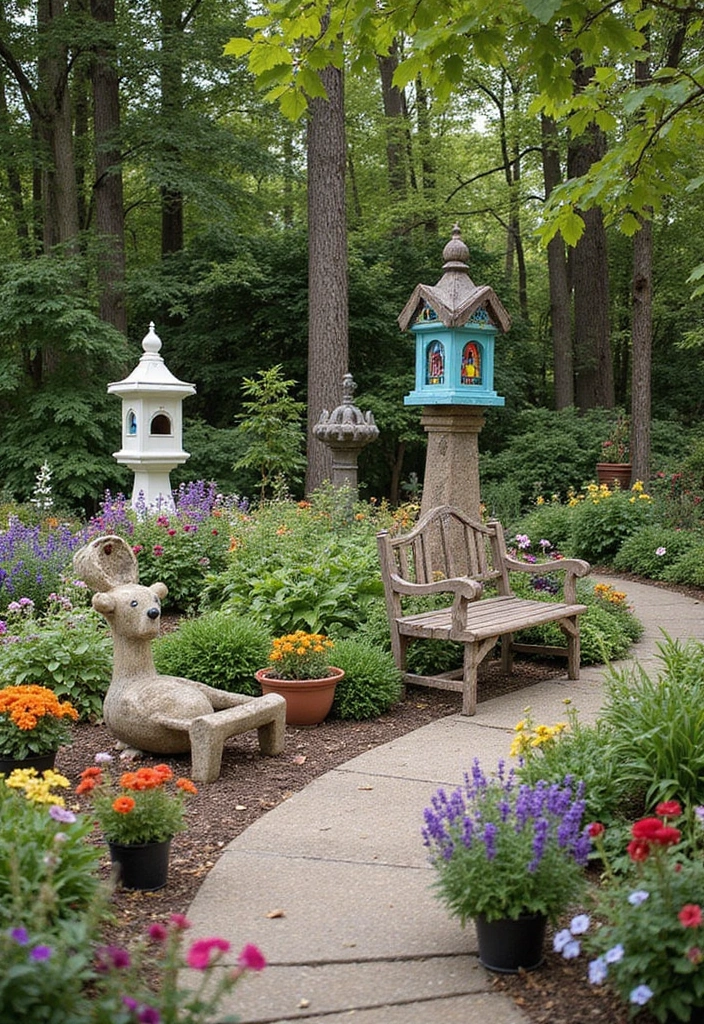 Transform Your Backyard: Step By Step to a Vibrant Hummingbird and Butterfly Pollinator Garden - Incorporating Art and Decor for Added Charm