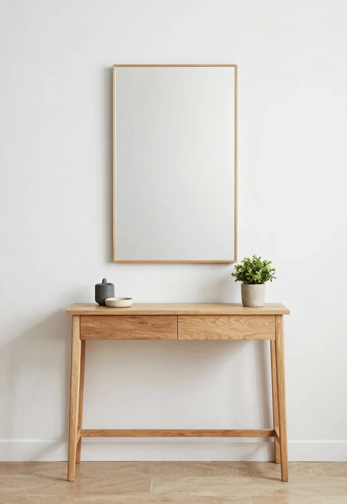10 Minimalist Spring Decor Ideas for a Fresh Start in 2026 (Your Space Will Thank You!) - 7. A Clean and Functional Entryway 1
