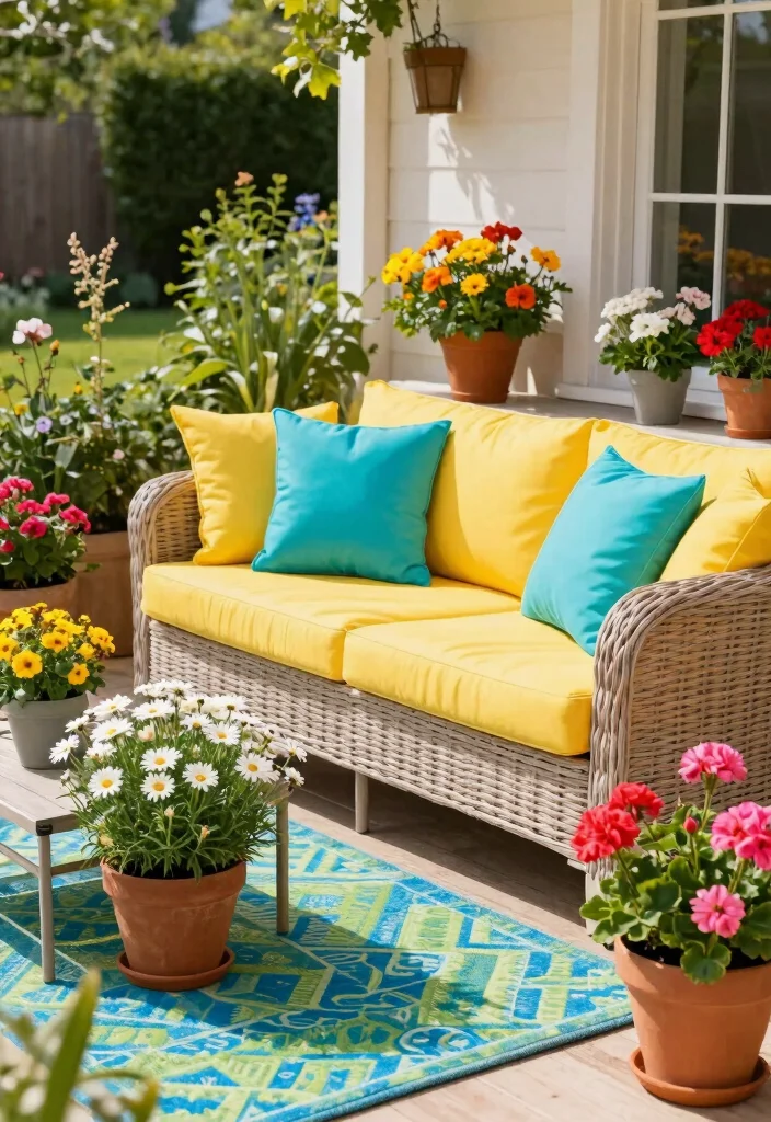 10 Outdoor Patio Remodeling Ideas for a Beautiful Spring 2026 (Check Out #3!) - 1. Vibrant Color Palettes 1