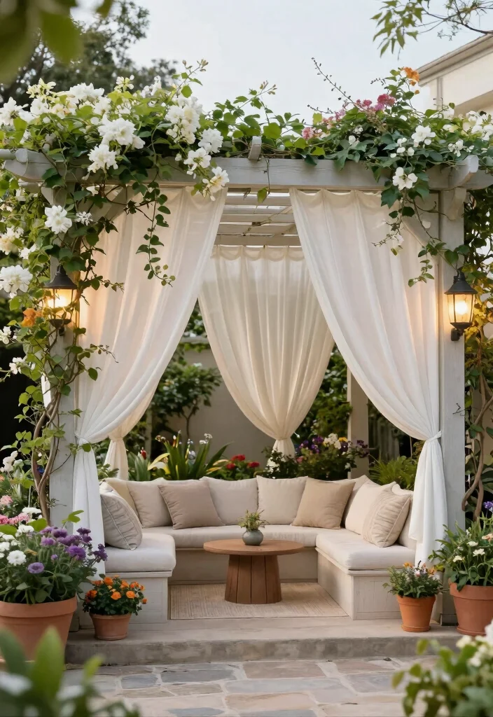 10 Outdoor Patio Remodeling Ideas for a Beautiful Spring 2026 (Check Out #3!) - 5. Chic Pergolas and Awnings 1