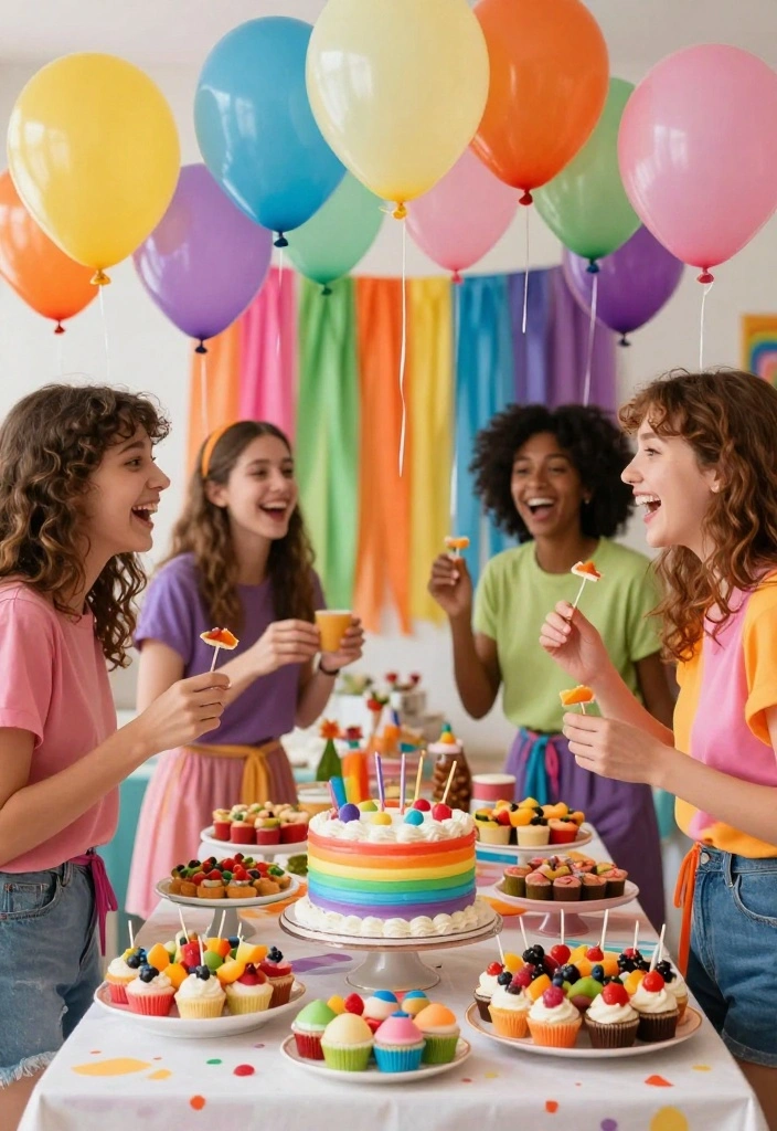 10 Spring 2026 Parties That Will Leave Your Guests Talking for Weeks! - 2. Colorful Rainbow Bash 1