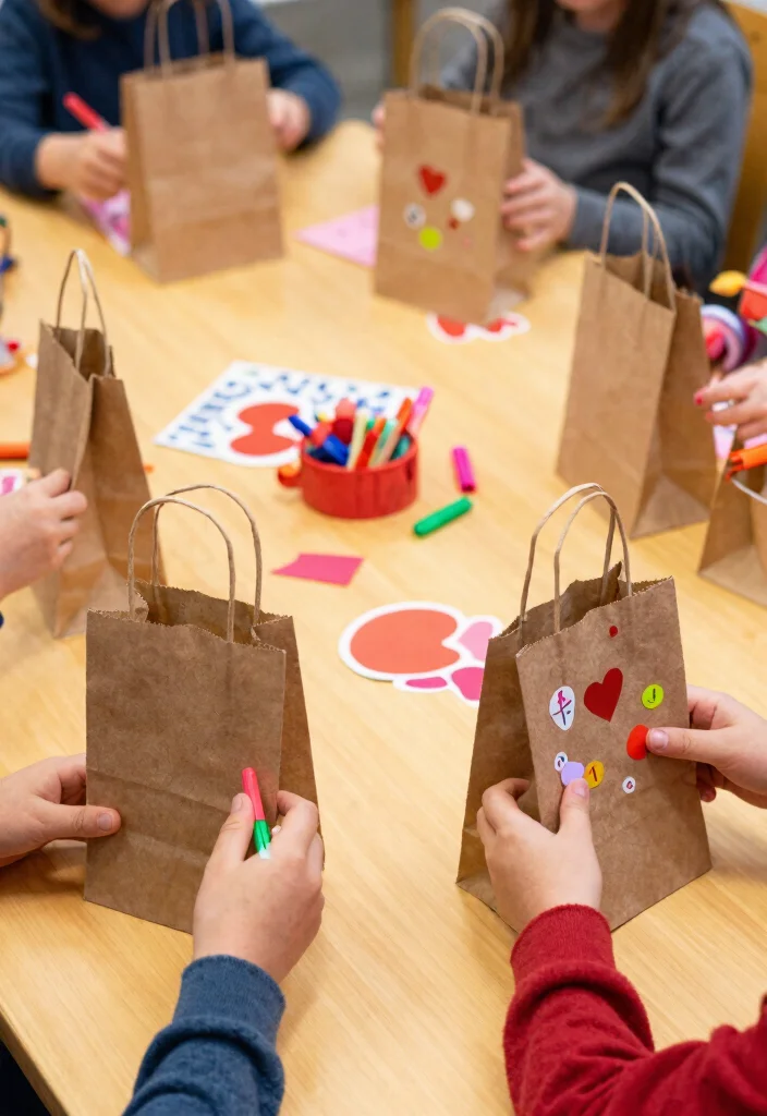11 Fun Valentine's Day 2026 Crafts for Kids That They'll Love to Make! - 7. Sweet Treat Bags 1