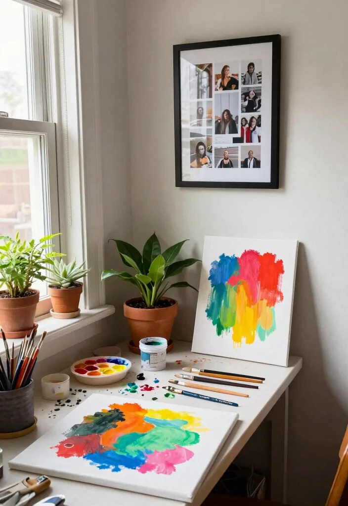 12 Budget-Friendly Home Remodeling Tips for a Chic Spring 2026 (Don’t Miss #8!) - 7. DIY Art Projects 1