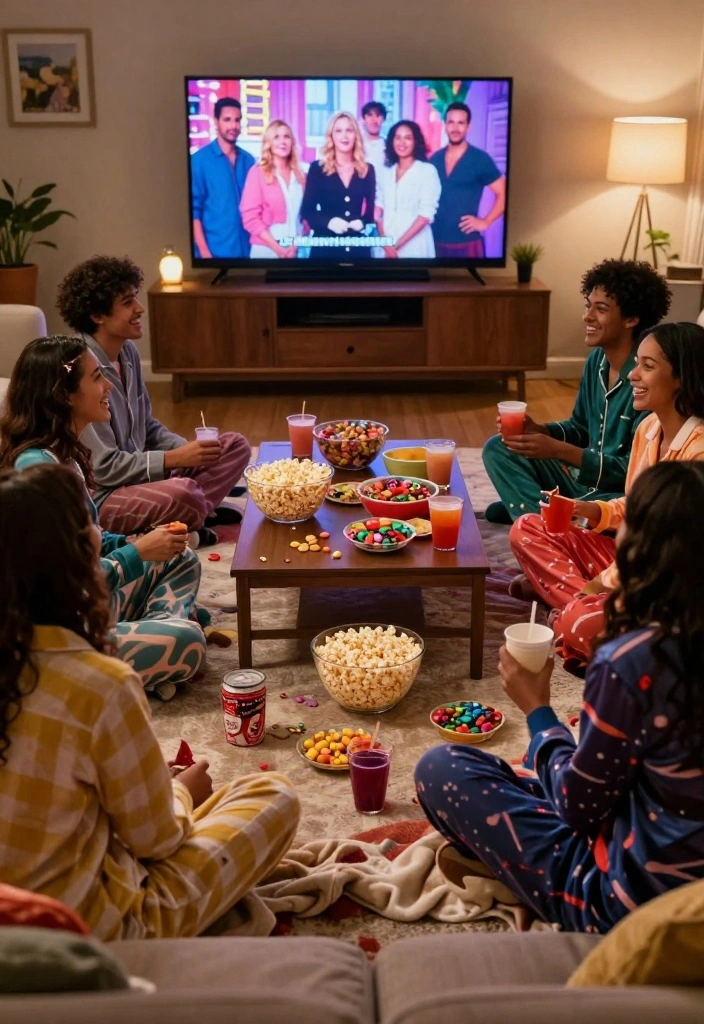 12 Must-Try Galentine's Day Activities That Will Strengthen Your Friendships! - 2. Movie Marathon & DIY Pajama Party 1