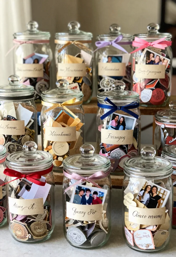 14 Adorable Galentine's Day Crafts to Make with Your Best Friends (Crafty Fun Awaits!) - 11. Memory Jars 1