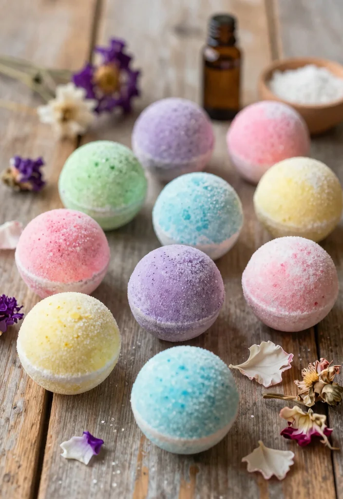 14 Adorable Galentine's Day Crafts to Make with Your Best Friends (Crafty Fun Awaits!) - 14. DIY Bath Bombs 1