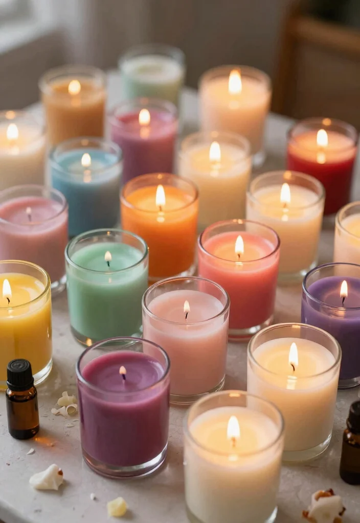 14 Adorable Galentine's Day Crafts to Make with Your Best Friends (Crafty Fun Awaits!) - 7. Scented Candles 1