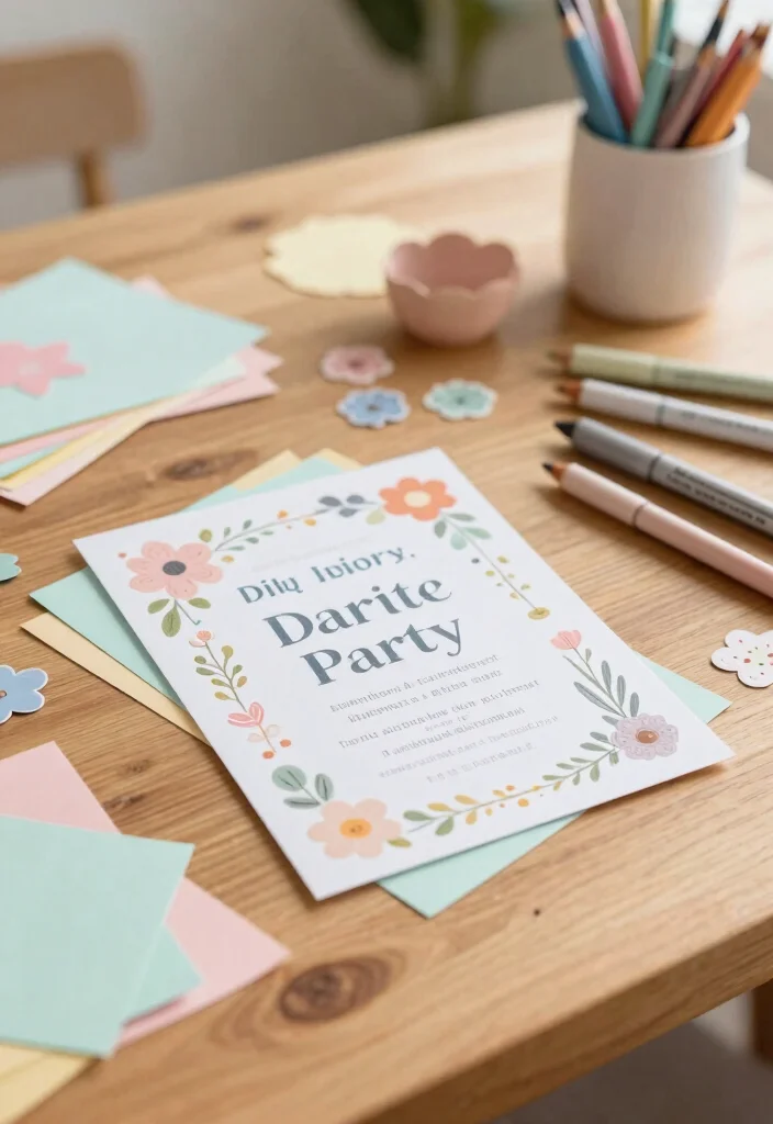 14 DIY Spring Party Planning Hacks for 2026 That Will Save You Big Bucks! - 1. Create Custom Party Invitations 1